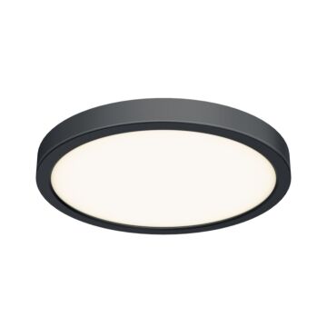1-Light LED Flush Mount in Black