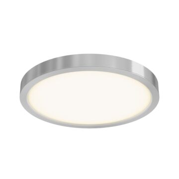 1-Light LED Flush Mount in Satin Nickel