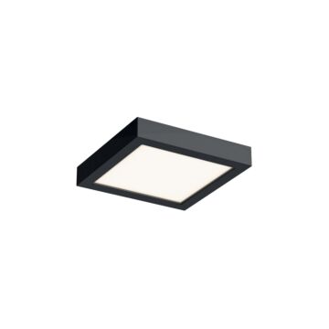 1-Light LED Flush Mount in Black