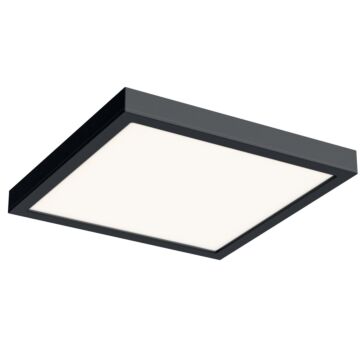 1-Light LED Flush Mount in Black