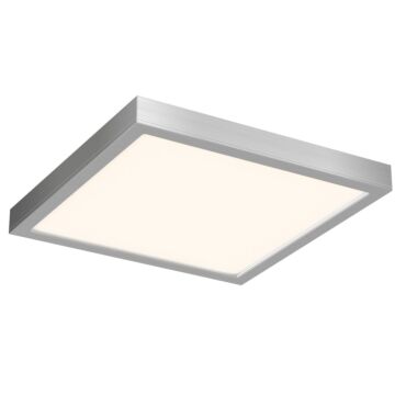 1-Light LED Flush Mount in Satin Nickel