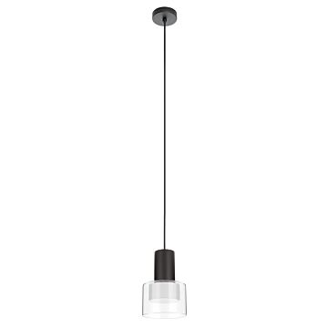 Molineros LED Mini Pendant in Black by Eglo USA