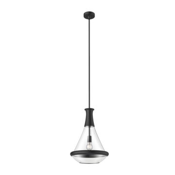 Marcel Pendant in Matte Black by Alora