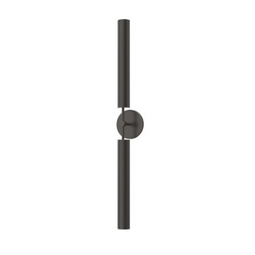 Astrid LED Bathroom Fixture in Metal Shade Urban Bronze by Alora