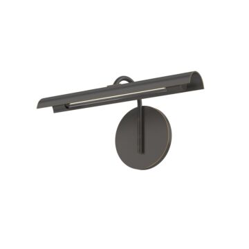 Astrid LED Bathroom Fixture in Metal Shade Urban Bronze by Alora