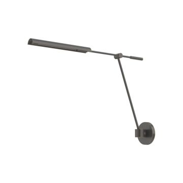 Astrid LED Bathroom Fixture in Metal Shade Urban Bronze by Alora