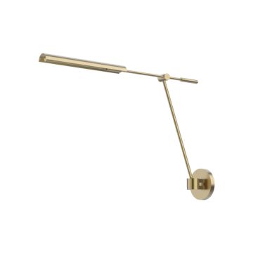 Astrid LED Bathroom Fixture in Metal Shade Vintage Brass by Alora