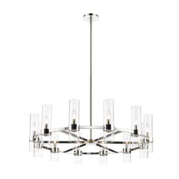 Datus  Chandelier in Polished Nickel by Z-Lite
