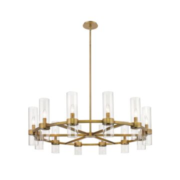 Datus  Chandelier in Rubbed Brass by Z-Lite
