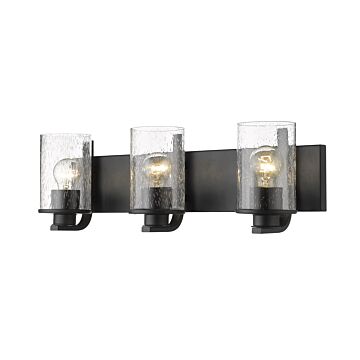 Beckett Bathroom Vanity Light in Matte Black by Z-Lite