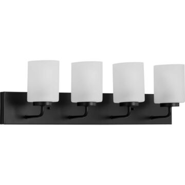 Merry 4-Light Bathroom Vanity Light Bracket in Matte Black
