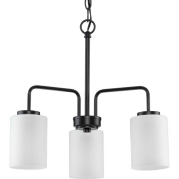 Merry 3-Light Chandelier in Matte Black