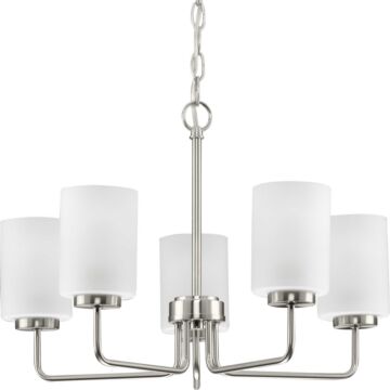 Merry 5-Light Chandelier in Brushed Nickel