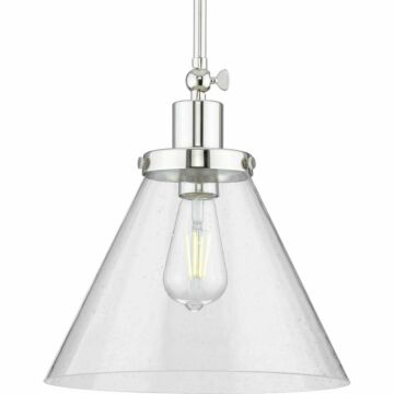 Hinton 1-Light Pendant in Polished Nickel