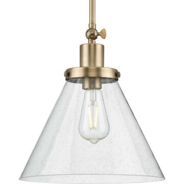 Hinton 1-Light Pendant in Vintage Brass