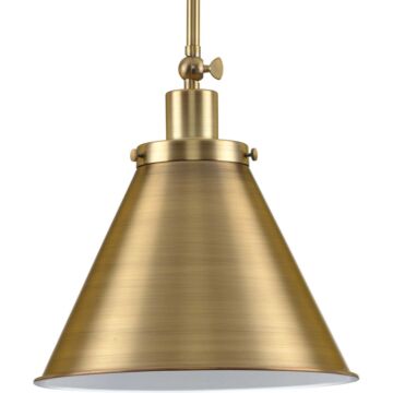 Hinton 1-Light Pendant in Vintage Brass
