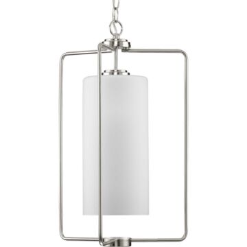 Merry 1-Light Foyer Pendant in Brushed Nickel