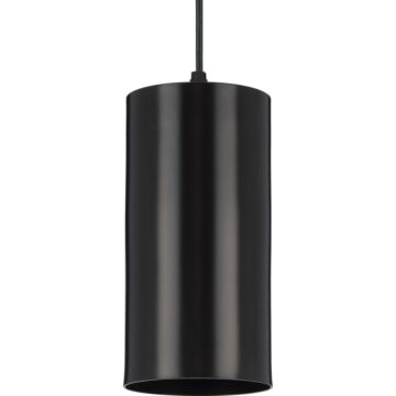 6In Cyl Rnds 1-Light LED Pendant in Antique Bronze