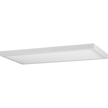 Everlume LED 1-Light LED Flush Mount in Satin White