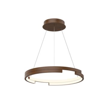 Anello Minor LED Pendant in Walnut by Kuzco Lighting