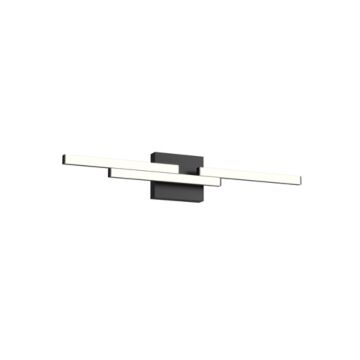 Anello Minor LED Bathroom Fixture in Black by Kuzco Lighting