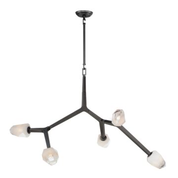 Blossom LED Pendant in Black by ET2