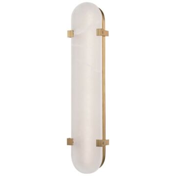 Skylar LED Wall Sconce in Aged Brass by Hudson Valley