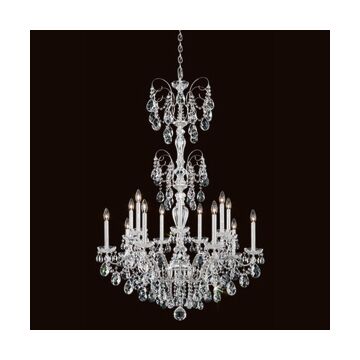 Sonatina 14 Light Chandelier in Silver by Schonbek