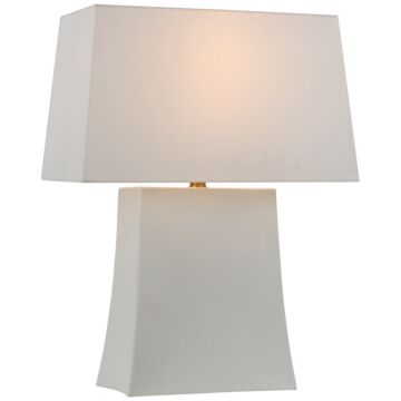 Lucera LED Table Lamp in Porous White by Visual Comfort Signature