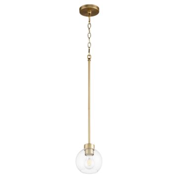 Volán One Light Pendant in Aged Brass by Quorum International