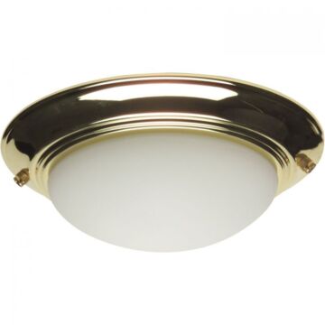 Elegance Bowl Light Kit 2-Light Fan Light Kit in Brass