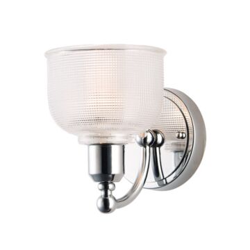 Hollow One Light Wall Sconce in Polished Chrome by Maxim