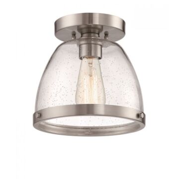 Lodie One Light Flushmount in Brushed Polished Nickel by Craftmade