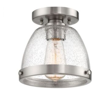 Lodie One Light Flushmount in Brushed Polished Nickel by Craftmade