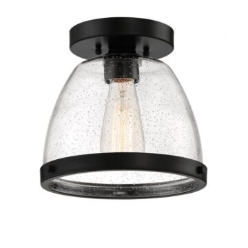 Lodie One Light Flushmount in Flat Black by Craftmade