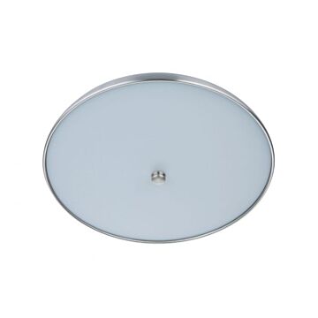 Soul LED Flushmount in Flat Black Brushed Polished Nickel by Craftmade