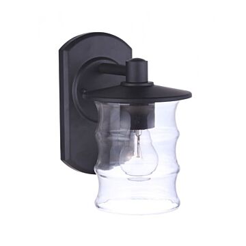 Canon One Light Outdoor Wall Mount in Midnight by Craftmade