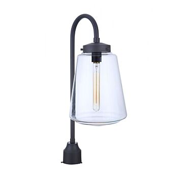 Laclede One Light Outdoor Post Mount in Midnight by Craftmade