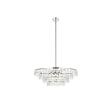 Ella 6-Light Pendant in Chrome