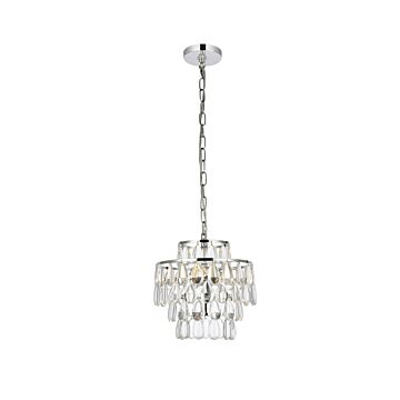 Mila 3-Light Pendant in Chrome