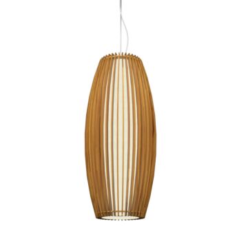 Stecche di Legno 1-Light Pendant in Teak