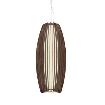 Stecche di Legno 1-Light Pendant in American Walnut