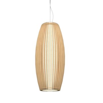 Stecche di Legno 1-Light Pendant in Maple