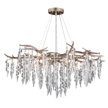 Rainier 5-Light Chandelier in Silver Mist