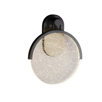 Acryluxe Outdoor Wall Sconce in Black