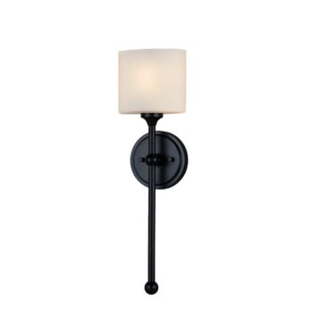 Fusion 1-Light Wall Sconce in Black