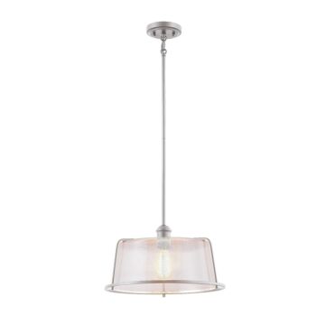 Fusion  Pendant in Brushed Nickel by Justice Designs