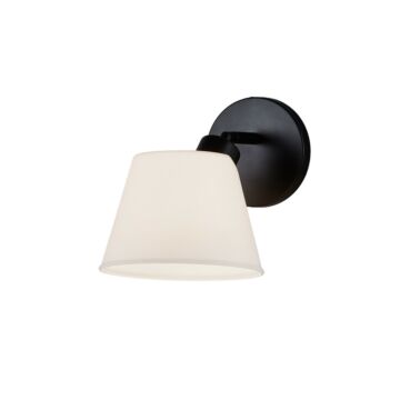 Fusion 1-Light Wall Sconce in Black