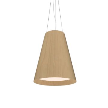 Conical 3-Light Pendant in Maple
