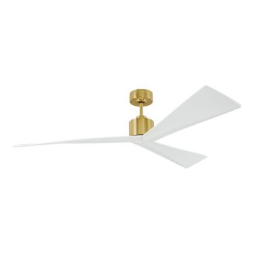 Adler 60" Ceiling Fan in Burnished Brass by Visual Comfort Fan